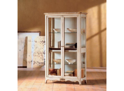 Vitrines Armoire En bois massif Buffet Vitrine Salle à manger Meubles en bois massif