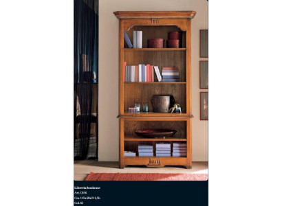 Étagère Armoire Étagère de bureau Élégant étagère marron Étagère à livres italienne Ameublement
