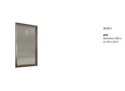 Miroir mural mural au design classique italien avec support en bois Italie neuf