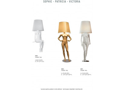 Luxueuse lampe sur pied Lampe sur pied moderne Stand femme Lumières Lampes Lampes Meubles