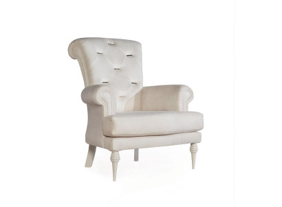 Fauteuil Chesterfield design à un seul siège avec accoudoirs Mobilier de salon 1 place