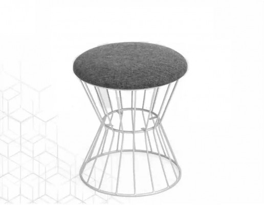 Tabouret Pouf Cube Luxe Mobilier Design Style Lounge Club Tissu