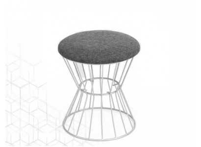 Tabouret Pouf Cube Luxe Mobilier Design Style Lounge Club Tissu