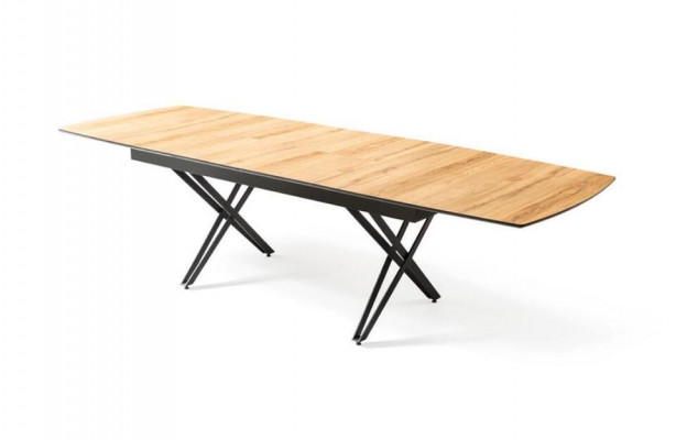 Conception table de cuisine Table de salle à manger Extensible Bois Marron Table Meubles