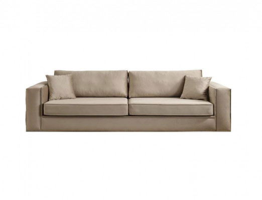 Meubles design Canapé moderne 3 places Salon Luxe beige 235cm Canapés
