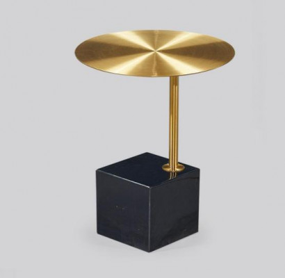 Designer noir - Table d'appoint dorée de luxe design en métal pour salon Tables Table