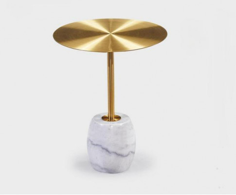 Designer table d'appoint supplémentaire, table basse de luxe et meuble de table d'appoint doré