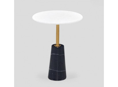 Table d'appoint ronde en marbre de luxe de haute qualité Table basse Meubles