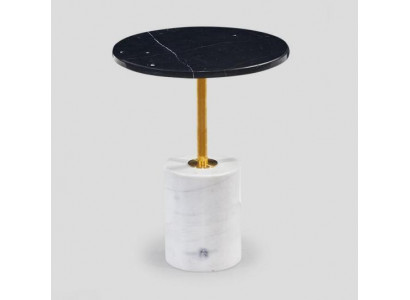 Table d'appoint ronde de luxe noir Table ronde Tables basses de salon