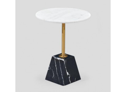 Table d'appoint ronde de designer Table d'appoint en marbre de luxe Tables d'appoint élégantes de style meubles