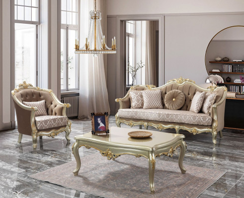 Canapé en tissu canapé rembourré canapé ensemble canapé beige ensemble chesterfield