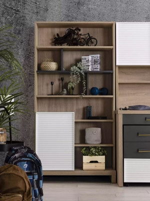 Étagère à livres Étagère pour enfants Étagère de rangement en bois Armoire pour enfants marron