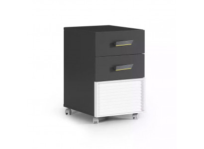 Commode Armoire Commode pour enfants Chambre d'enfants Étagère en bois gris Meubles pour enfants