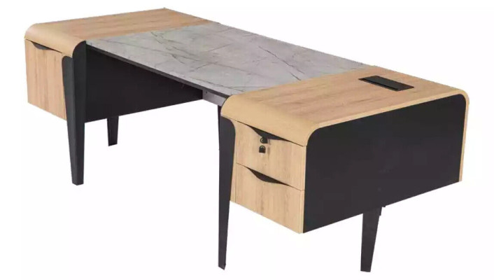 Meubles en bois Mobilier de la salle d'étude Ensembles complet Bureau Armoires Meubles