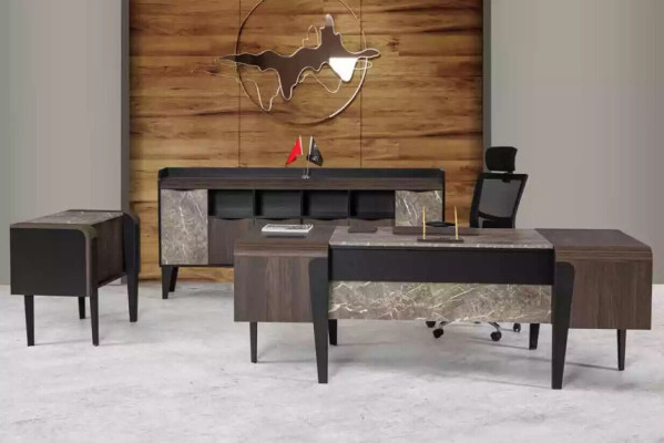 Mobilier de bureau Bureau de luxe Armoire de rangement Armoire de bureau neuf Ensemble moderne