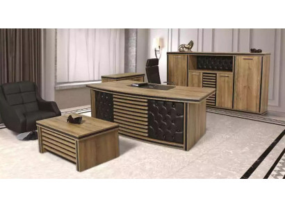 Ensemble de bureau complet, bureau, armoire de bureau, table basse, meubles design.