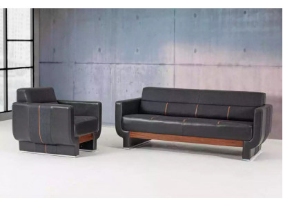 Mobilier de bureau moderne de luxe Ensemble de salle d'étude Fauteuil trois places