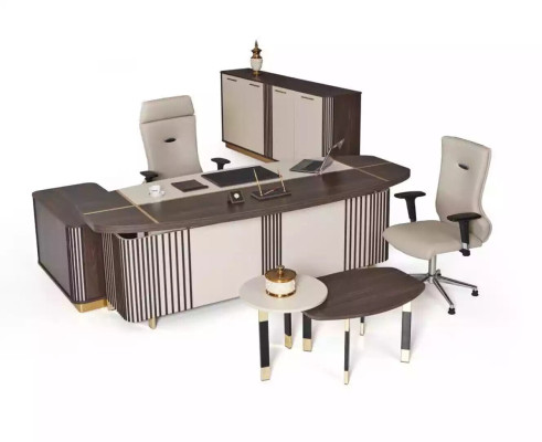 Table de bureau ovale 250x165 Tables de luxe Bureaux d'angle Mobilier de bureau