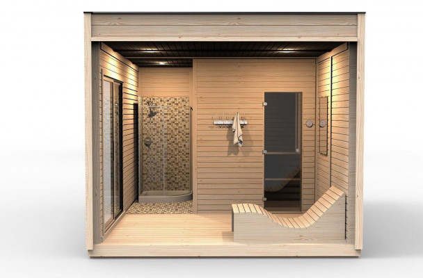 Sauna sauna en bois sauna tonneau de sauna sec sauna maison de campagne saunas de jardin chalet