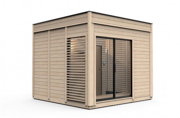 Sauna en bois sauna extérieur Bois Sauna en pin maison de sauna panoramique de jardin