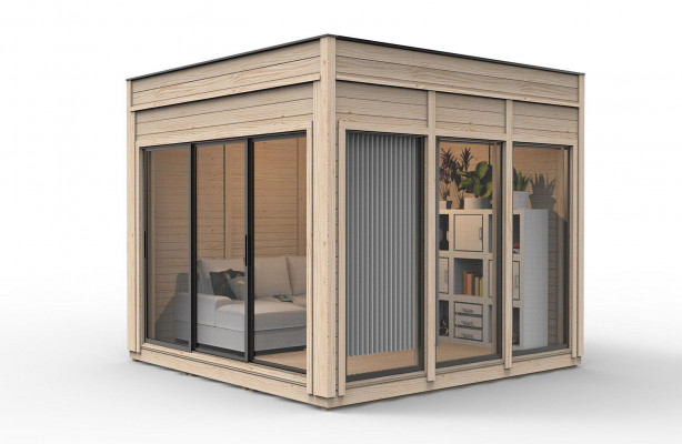 Cabane de camping, maison de jardin, maison en bois, maison de vacances, cabane de jardin 354x354x318
