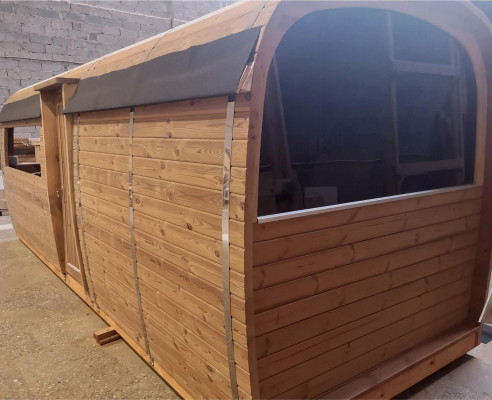 Sauna en bois en plein air Bois de pin Sauna en bois de pin chalet de sauna maison de chalet