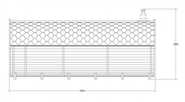 Sauna sauna tonneau sauna extérieur sauna de jardin 590 x Ø 2,27 m kit de tonneau sauna
