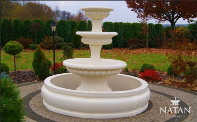 Bassin pour fontaine d'ornement sculpture de fontaine jardin fontaine étang nouveau