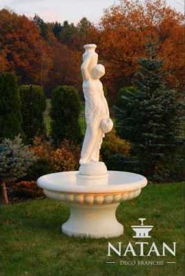 Fontaine décorative, figure de fontaine de 206 cm, décoration de fontaine de jardin, fontaine de bassin.