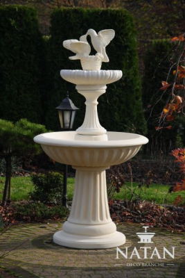 Fontaine décorative sculpture de fontaine 171cm décoration de fontaine de jardin étang nouveau