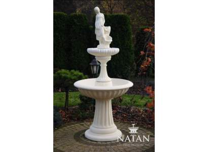 Fontaine décorative, sculpture de fontaine de 197 cm, décoration de fontaine de jardin, nouvel étang de fontaine.