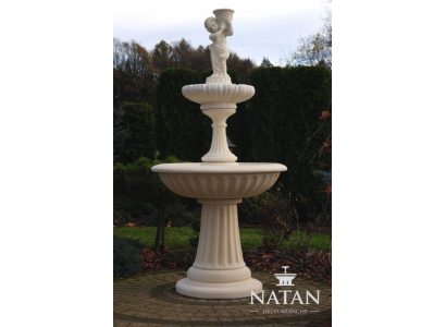 Fontaine décorative sculpture de fontaine 187cm décoration de fontaine de jardin étang nouveau