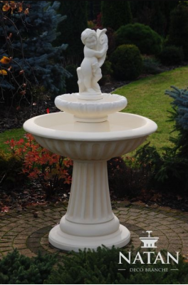Fontaine décorative fontaine 140cm sculpture fontaine décoration fontaine de jardin étang nouvelle