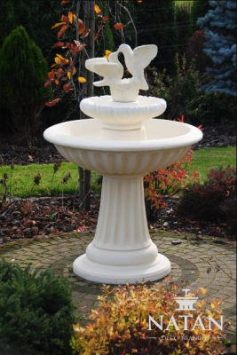Fontaine décorative fontaine 136cm sculpture fontaine décoration fontaine de jardin étang nouveau