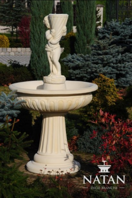 Fontaine de jardin Fontaine Bassin 159cm Fontaine en pierre Fontaine de jardin Fontaine Fontaine nouvelle