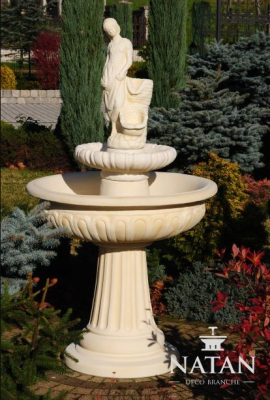 Fontaine de jardin Fontaine étang Fontaine 164cm Fontaine en pierre Fontaine de jardin Fontaine Nouvelle