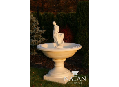 Fontaine de jardin Fontaine de bassin 136cm Fontaine en pierre Fontaine de jardin Fontaine Fontaine nouvelle