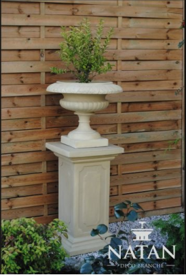 Panier de fleurs Vase à fleurs Récipient Boîte de jardin Décoration de terrasse Statue Figures