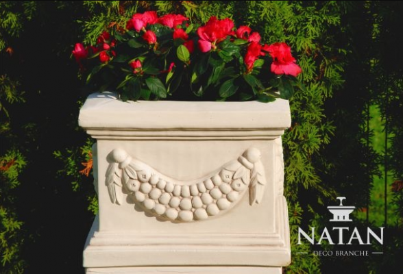 Panier à fleurs boîte de fleurs vase de fleurs décoration de patio statue figures jardin