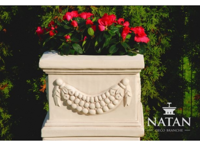 Panier à fleurs boîte de fleurs vase de fleurs décoration de patio statue figures jardin