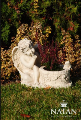 Boîte Fleurs Pot Plante Tombe Bijoux Jardin Décoration Statue Pierre
