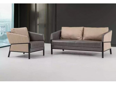 Mobilier de bureau - Ensemble de deux fauteuils de luxe pour bureau - Ensemble de mobilier pour la chambre d’étude