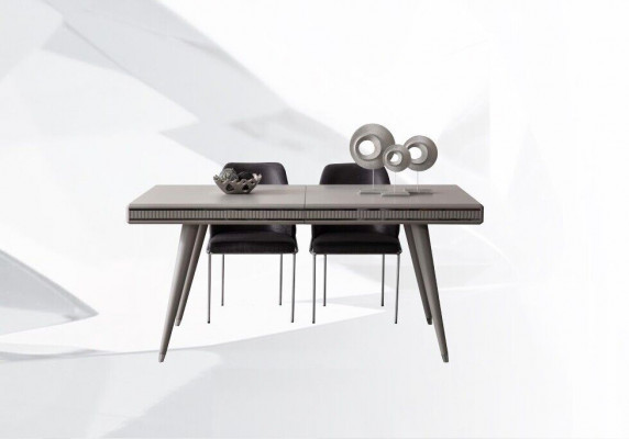 Mobilier de salle à manger Coin repas Table à manger Ensemble de salle à manger Table à manger Chaises 9pcs Gris