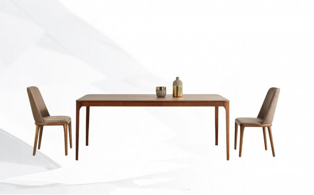 Salle à manger Groupe de salle à manger Table à manger Chaises 7 pièces Bois Marron