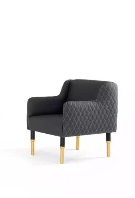 Ensemble de canapés en acier inoxydable, ensemble de canapés à deux places, fauteuil simple, revêtement en tissu