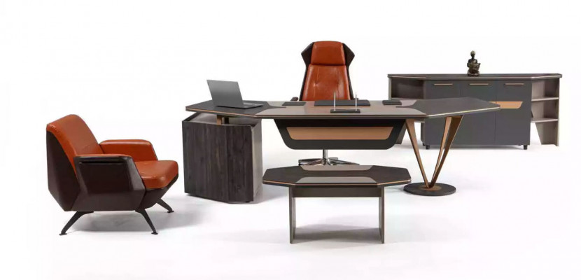Armoire de bureau moderne Étagères de salle d'étude Luxe Designer de meubles neufs Étagère