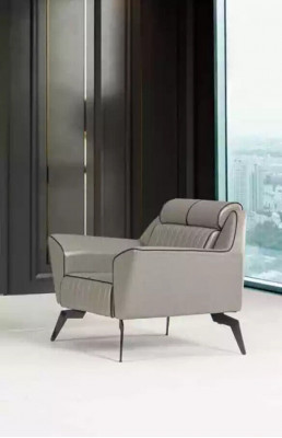 Fauteuil de luxe étude Siège gris Mobilier nouveau fauteuil rembourré