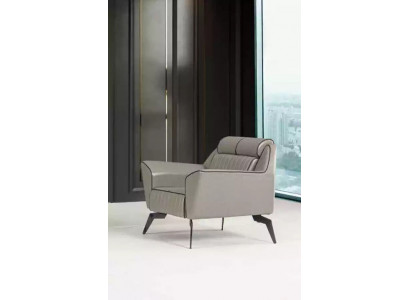 Fauteuil de luxe étude Siège gris Mobilier nouveau fauteuil rembourré