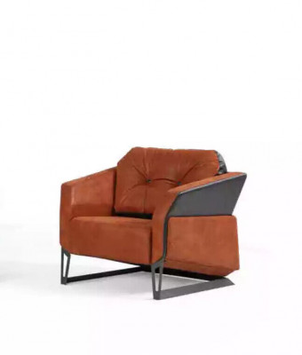 Fauteuil de bureau Mobilier de luxe Salle d'étude Mobilier de bureau Siège orange NEUF