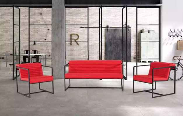 Canapé moderne Deux places Étude Style de luxe Canapé rembourré neuf